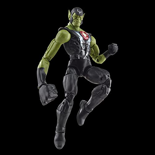 Hasbro Marvel Legends Series Skrull Queen e Super-Skrull, bonecos colecionáveis do 60º aniversário d