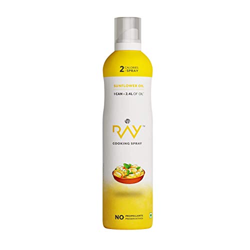 LB RAY Cooking Spray Sunflower Oil LowCalorie, 100 Oil Spray, No Gases, Emulsifiers, and