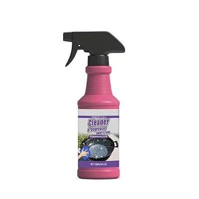 SakerPlus Heavy-Duty Grill Degreaser Spray, 4 Fl oz Fast-Acting Grease Dissolver Stain Remover, BBQ Cleaner for Grates and Outdoor Cooking Equipment (1 pcs)