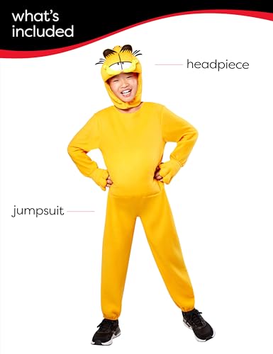 Disfraz Garfield para Niños, Unisex Mediano miniatura 3