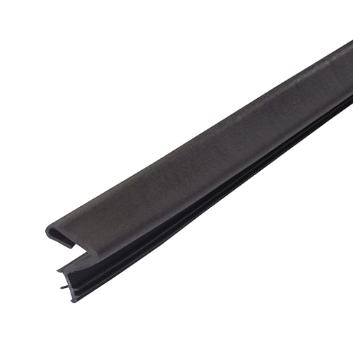 M-D Building Products 91891 84 in. Brown Premium Rubber Platinum™ Top and Sides Door Seal for Doors with Kerf/Channel
