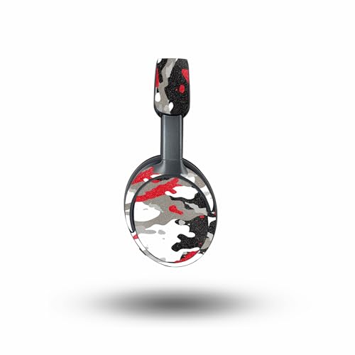 Image of MightySkins Glossy Glitter Skin Compatible with Bose QuietComfort Ultra - Red Camo | Protective, Durable High-Gloss Glitter Finish | Easy to Apply, Remove, and Change Styles