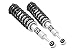 Rough Country 3" Loaded N3 Lifted Struts for 2005-2023 Toyota Tacoma - 501139