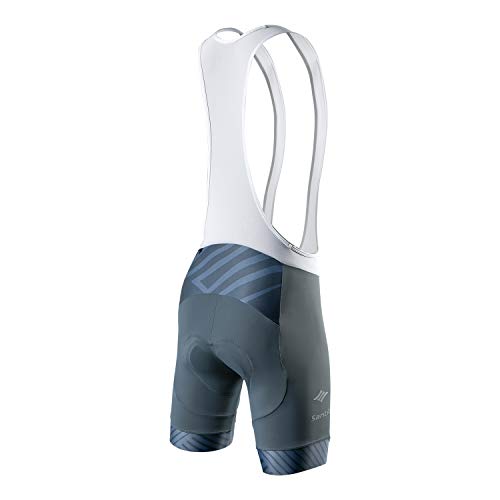 Image of Santic Cycling Bib Shorts Bib Pants Bike Shorts Men Cycle Pants Cycling Pants Men's Summer Bicycle 3D Sponge Padded