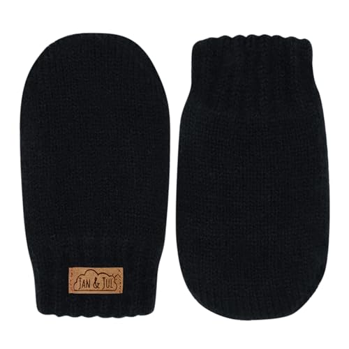 JAN & JUL Fleece Lined Knit Mittens for Baby and Toddler