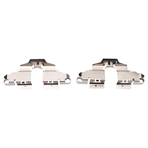 Image of TRQ Rear Brake Caliper Set Zinc Coated Brackets Hardware Compatible with 2009-2010 Pontiac Vibe 2009-2013 Toyota Matrix