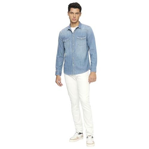 Image of Pepe Jeans Men's Cotton Regular Fit Shirt