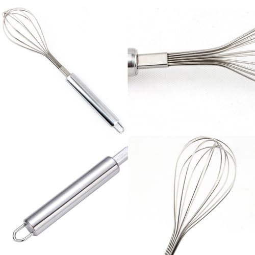 Cangfort 001 Whisks For Cooking, Wisking Tool 2 Pcs, Metal Whisk Set thumb #4