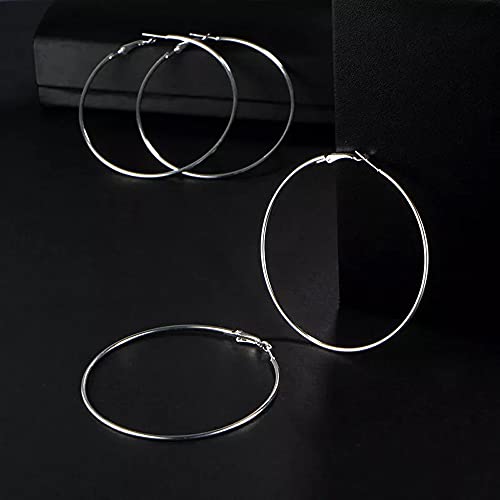 Image of Shining Diva Fashion Stylish Pairs Metal Earrings for Women and Girls