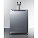 Summit Appliance KITSBC7KOMTWIN Commercial Dual Tap Tapping Equipment with CO2 5 lb. Tank to Serve Kombucha From Most Beer Dispensers, Stainless Steel Construction