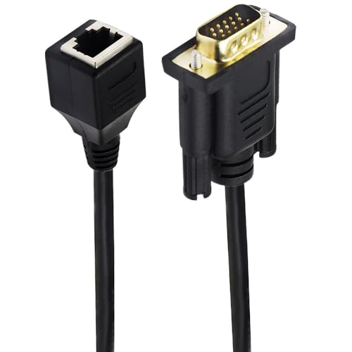 Extensor VGA a RJ45 Adaptador Cable 15 cm (2 unidades) miniatura 3