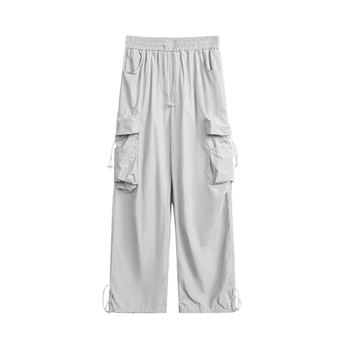 Men's Pants Workwear Lightweight Loose Fit Sporty Couple High Street Summer Long Pants for Men4