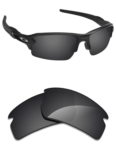 Image of Alphax Polarized Replacement Lenses for Oakley Flak 2.0 OO9295 59mm Sunglasses | Glare Reduction | Precision Cutting