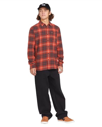 Image of Volcom Men's Caden Plaid Long Sleeve