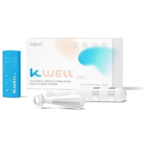 KWELL Smart Kegel EMS Schmerzfreier Beckenbodenmuskeltrainer Trainer Toner Stimulator für Frauen Elektrische Muskelstimulation Verjüngung, straffer, Stressdrang Harninkontinenz, Blasenkontrolle Cover