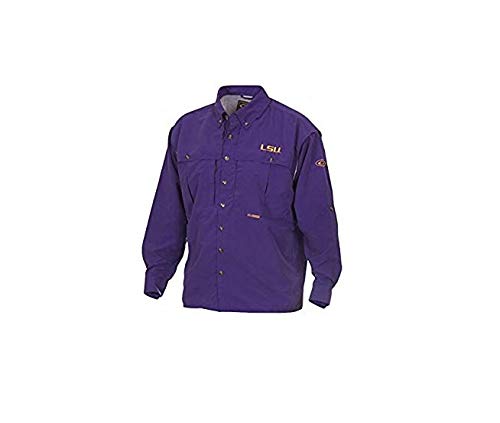 Amazon.com: LSU Cotton Wingshooter's Shirt Long Sleeve Purple Medium :  Clothing, Shoes & Jewelry