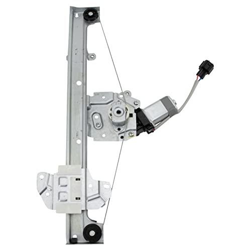 Image of TRQ Front Passenger Side Power Window Motor and Regulator Assembly Compatible with 2013-2019 Nissan Sentra