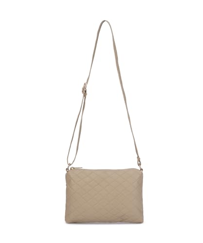 Image of Cross Body Sling Bag for Girls /Women| Leather Sling Bag|Women's Sling Bag | Crossbody Bag | Classic Sling Bag | Zipper closure and Adjustable Shoulder Straps