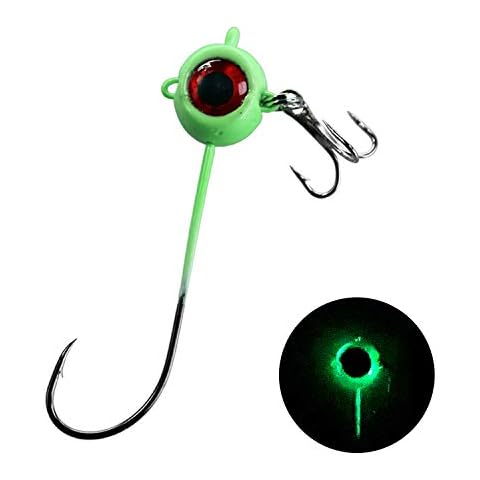 Jig Heads Señuelos de Pesca para Trucha Baja Crappie Panfish Cover