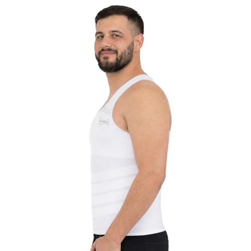 Image of dermawear Men Breezeology Zenrik-G Chest And Abdomen Vest Shapewear