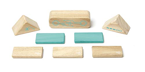 Tegu Robo Magnetic Wooden Block Set, 1-99 Years Old, 8 Pieces #TOP2