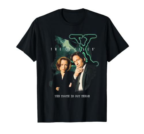 The X-Files Truth is Out There Alien Poster Retro 90's TV T-Shirt, Men, Black, 3X-Large