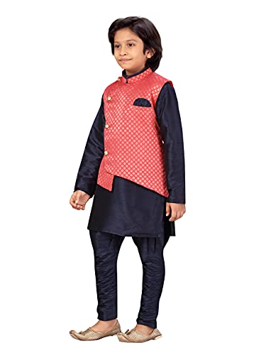 Image of Aarika Boy's Silk Regular Tunic Shirt