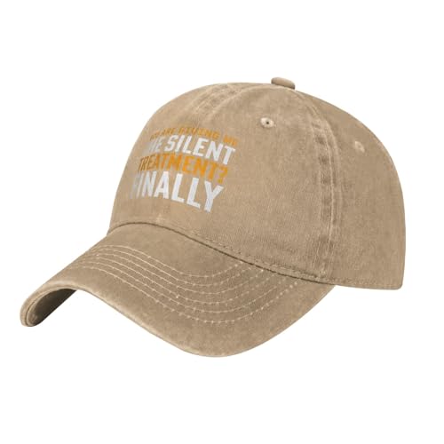 You’re Giving Me The Silent Treatment Baseball Cap