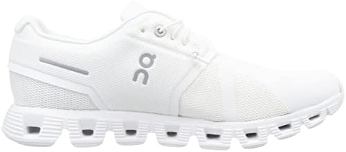 On Men's Cloud 5 Sneakers, All White, 11 Medium US | Image 5