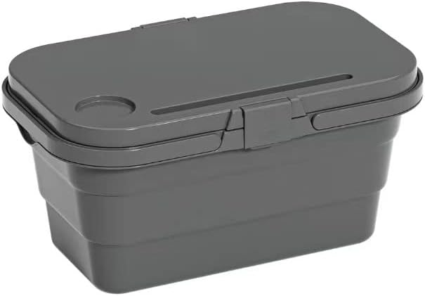 NC Foldable Collapsible Picnic Baskets with Lid Multi-Fution Foldable Shopping Bag Portable Sink Basin Bucket Tray Table Basket with Lid for Organizing Car Trunk Organizer for Picnic Beach Camping