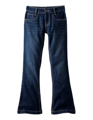 Western Jeans Girls Violet Hand Sanded Dark Wash CB23061008