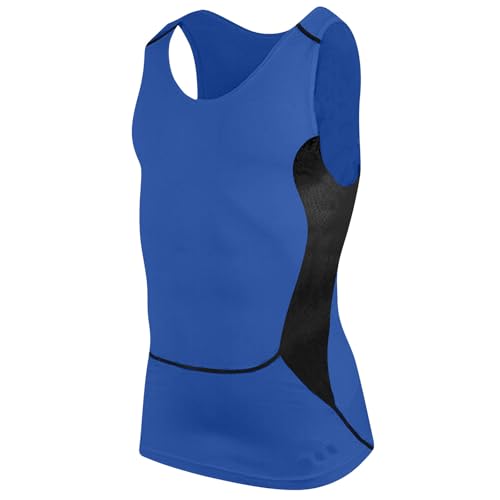 Men's Sleeveless Muscle Swim Shirt Summer Quick Dry Slim Rash Guard Swimwear Casual Gym Workout Training Tank Tops