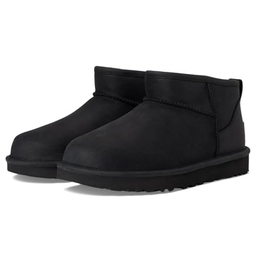 UGG Bottes Classic Ultra Mini pour femme, noir, 37 EU