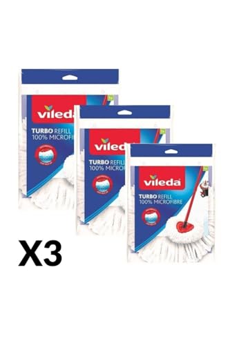 Turbo Yedek Paspas, %100 Mikrofiber, 3 Adet