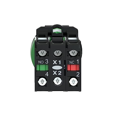 Schneider Electric Bouton poussoir lumineux complet Flush XB5FW36B5 - vue 5