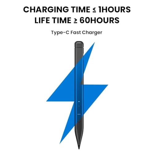 Image of KXT Surface Pen Pencil Slim Pen 2 Stylus for Microsoft Surface Pro 11 /10 /9 /8 /7 /6 /X /Book with Palm Rejection,Tilt Sensitivity,4096 Pressure Sensitivity,Magnetic Attachment (MBLAC-5)