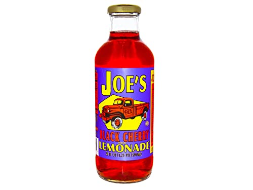 Joe Tea Black Cherry Lemonade, Case Pack Of Twelve 20 Fl Oz Glass Bottles #TOP10