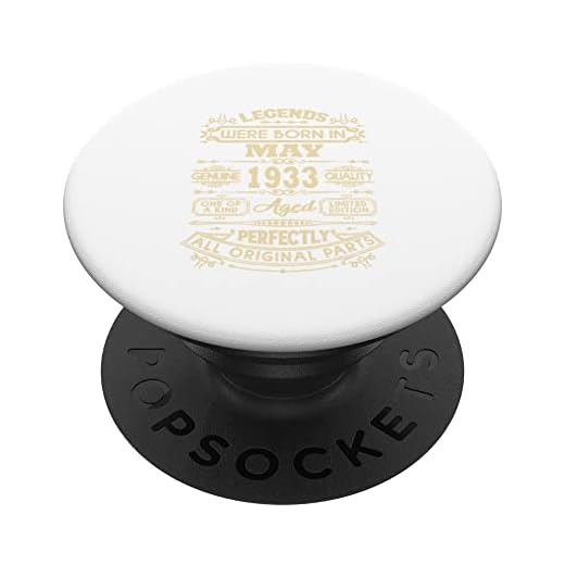 Legends Were Born In May 1933 - Regalos de 90 cumpleaños para hombres y mujeres PopSockets PopGrip Intercambiable