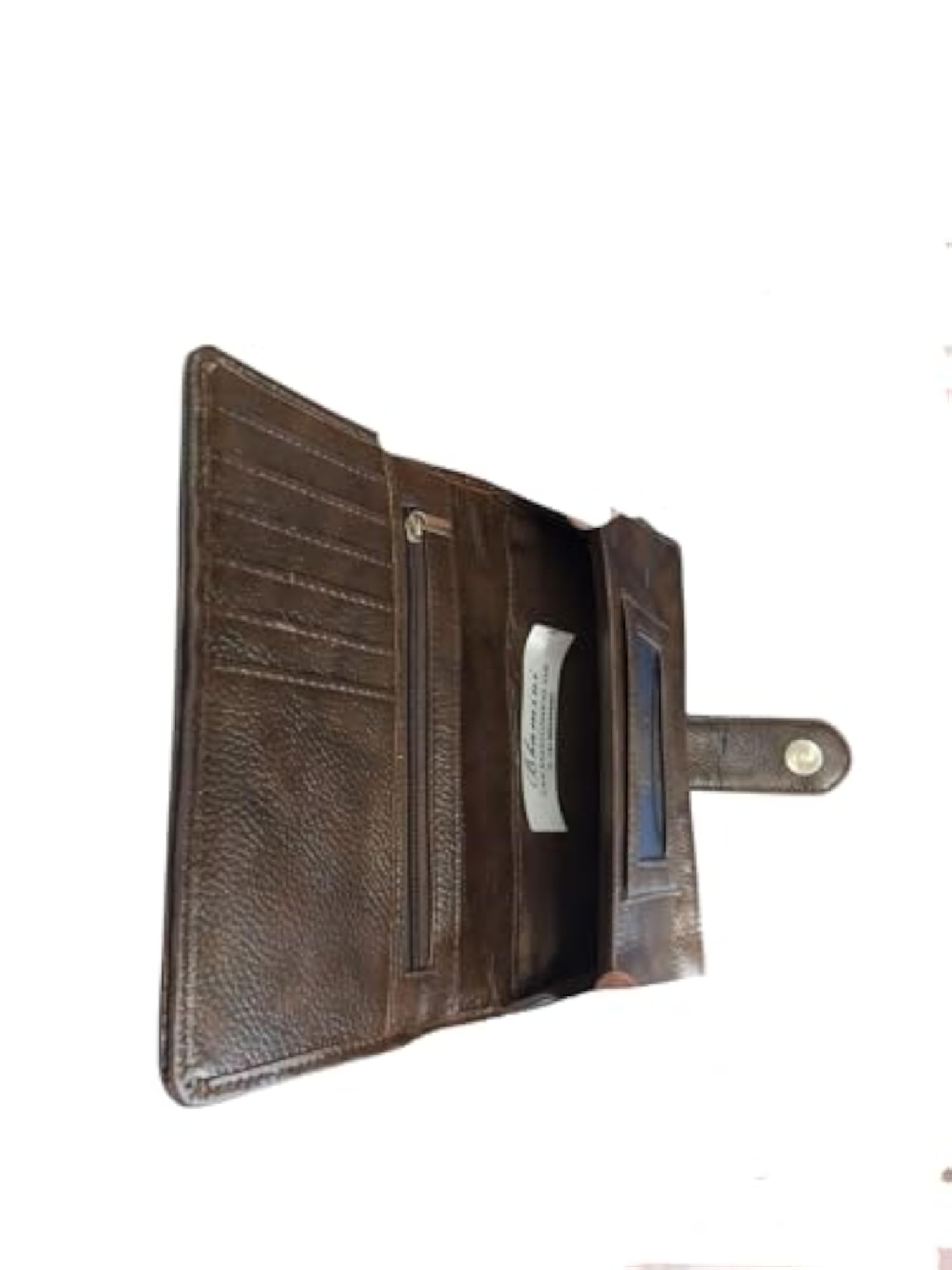 Tribal Print Passport Wallet, Vegan Leather, Blue