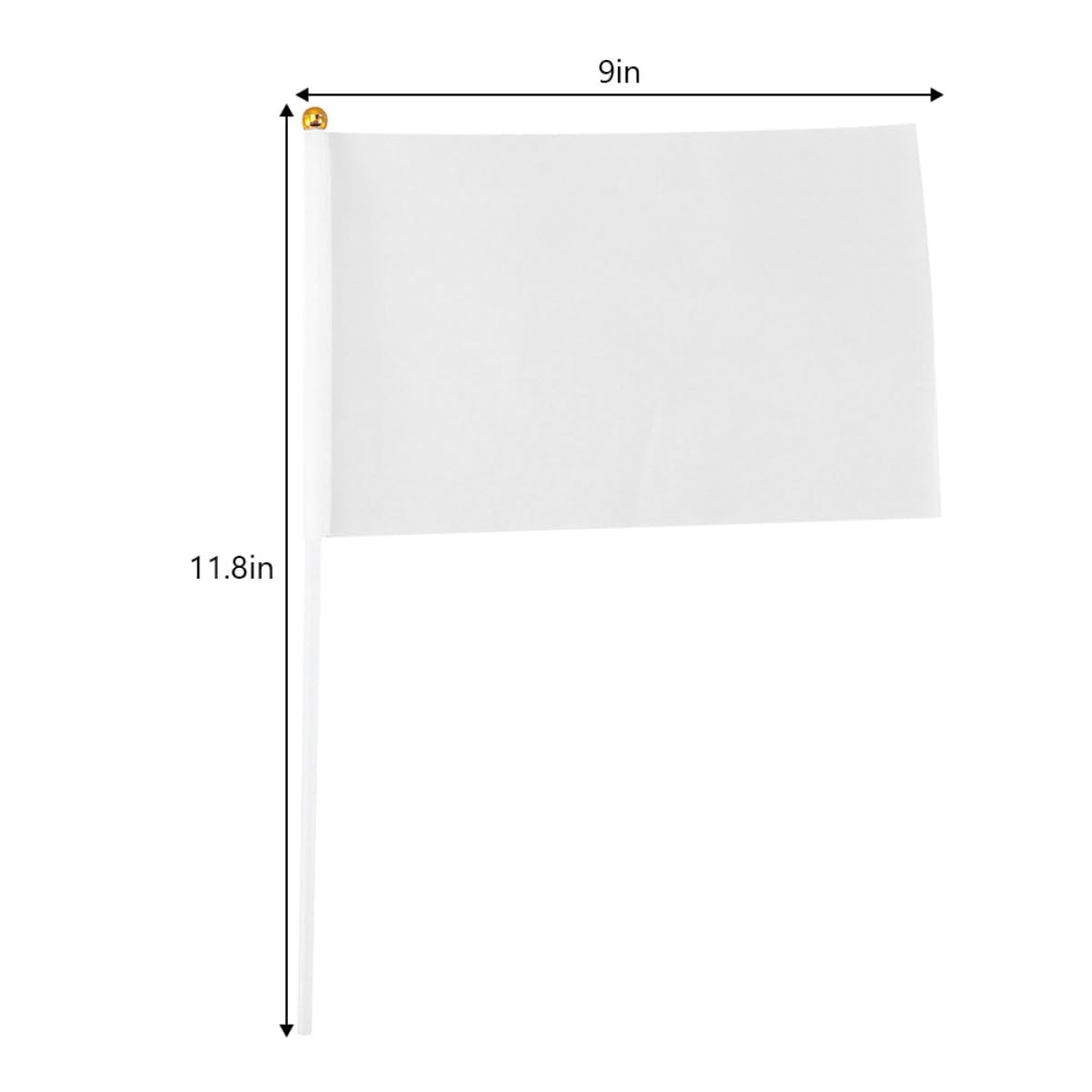 Toddmomy 25pcs Multi-function Referee Flags Handheld Signal Flags for Sports Traffic Events Material for Cheering Communication