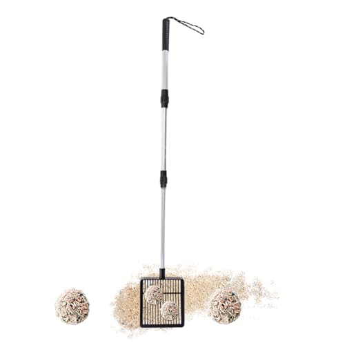 Recogedor De Caca De Gallinas para | Recogedor de Heces Ajustable y Resistente,Recolector de Heces de Mascotas para Granja Avícola, Patio, Pastizal, Apartamento, Exterior,