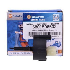 CARTEX Water on Fuel Filter Sensor 5801506502 87438159 for FITS Case IH F5DFL413AA001 F5DFL413AE009 Engine FITS Farmall100C 1150K 1850K 721D 845B