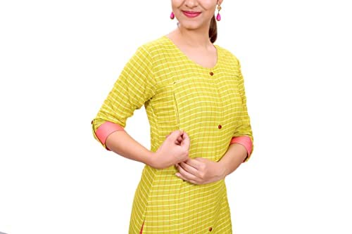 Sai-Blossoms-Womens-Cotton-A-Line-Straight-Maternity-Feeding-Kurtis-with-Zippers