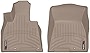 WeatherTech FloorLiner for Genesis GV80 (4516211) - 1st Row (Driver & Passenger), Tan