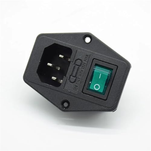 Connecteur 16A 250V de haute précision prise alimentation C14 verte