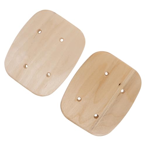 BESPORTBLE 2pcs DIY Wooden Skateboard Decks Natural Maple Bamboo Unfinished Drift Board Decks for Crafts