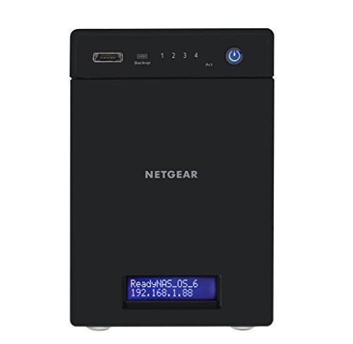 Image of Netgear ReadyNAS 214 RN21400-100INS 4-Bay Diskless Network Attached Storage for Personal Cloud