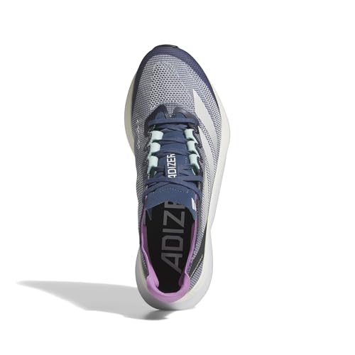 Image of adidas Womens Adizero Boston 12 Running Sneakers Shoes - Blue