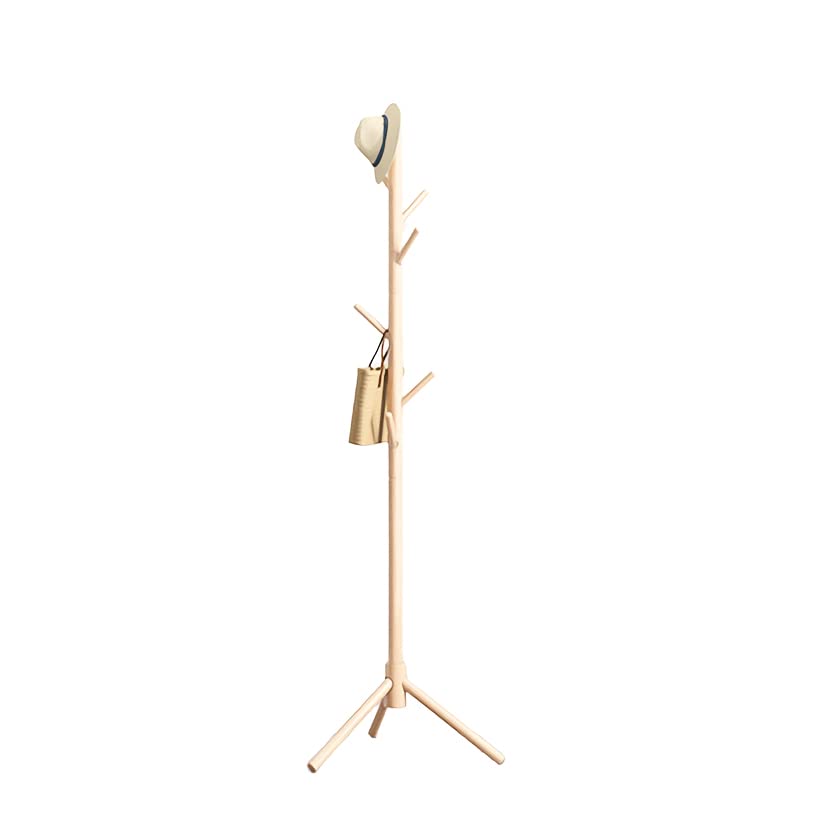Proste drewno sosnowe wieszak na kurtki wieszaki stojak sypialnia szatnia pionowa półka na podłogę w domu Decor uchwyt do przechowywania wieszak na ubrania ,Wieszak na ubrania(Brown,175*42cm