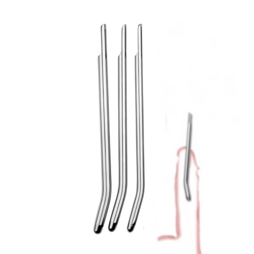 Kit de 3 pièces 220 mm Accessoire de protection pour exercice physique sondes urétrales en métal pour hommes - FRM65 (3 pcs(10mm+11mm+12mm))
